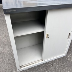 スチール　物置　鍵2個付きの画像
