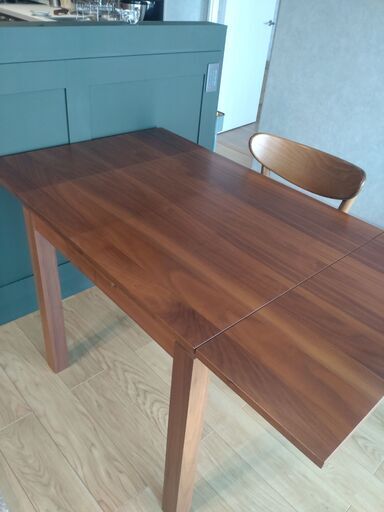 おしゃれ空間に】unico エクステンション ダイニングテーブル