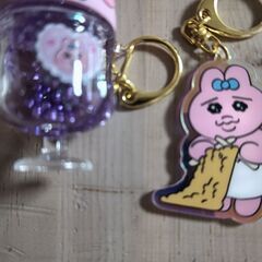 おぱんちゅうさぎ？キーホルダー2点の画像