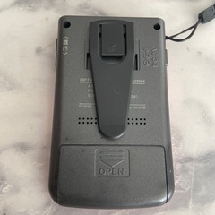 防災　デジタル　ポケットラジオ　レッドの画像