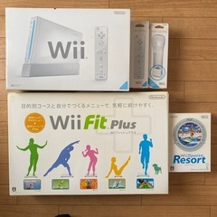 wii本体、wii Fit Plus、wii Sports Re...