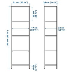 IKEAヴィットショー黒の画像