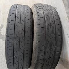0円】タイヤ155/65R14 2本ブリヂストンネクストリーあげます