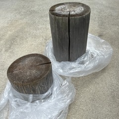 丸太　バーベキューキャンプ等にの画像