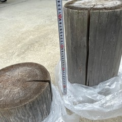 丸太　バーベキューキャンプ等にの画像