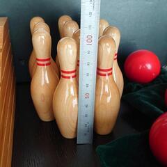 木製ボウリングセットの画像