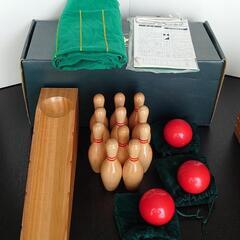 木製ボウリングセットの画像