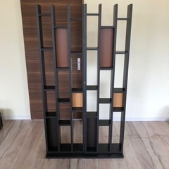 本棚　 イシェルフ　収納　収納家具　オープンラック　ラック　木製　ディスプレイ　店舗　オフィス　約163cm×約90cm×約25cm　の画像