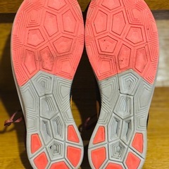 Nike ズーム フライニット スポーツスニーカー 黒/オレンジ　23cmの画像