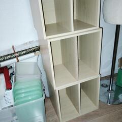 【ドタキャン再出品】サイコロ型　ボックス　4個組　中古品の画像