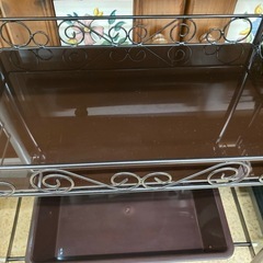 リユースマン倉敷引出し付きワゴンブラウン棚収納の画像