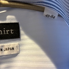 試着のみアイロン不用シャツの画像