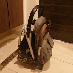 サイベックス　cybex EEZY S デニムコレクション 限定　マンハッタングレー　ハンドルレザー　B型ベビーカーの画像