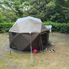 グランドシート付き ロゴス どんぐり panelドーム テント 240