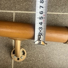 【部品全部あり】手すり　165cm、80cm2本セット介護  DIY　の画像