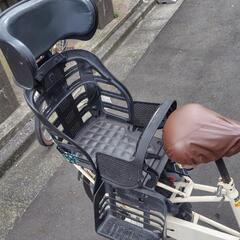 アサヒ　Cream　ミニベロ２０インチ チャイルドシート付きの画像
