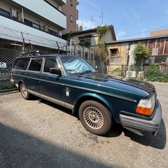 ボルボ240 1993年　クラシックリミテッド　ダークグリーンメタリックの画像