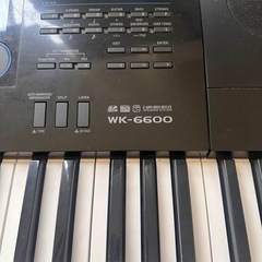 CASIO 電子ピアノ　WK-6600の画像