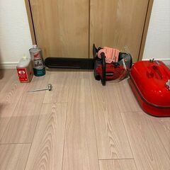 HiKOKI（日立）製　ガソリンエンジン式チェーンソー＆他付属品の画像