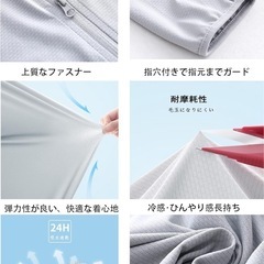 【Mサイズ】ラッシュガード グレー レディースの画像