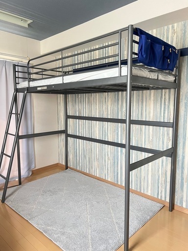 8/14配達可！IKEA ロフトベッド+マットレス使用2ヶ月