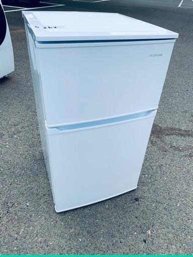 アイリスオーヤマ ノンフロン冷凍冷蔵庫 IRSD-9B-W 90L 2020年製