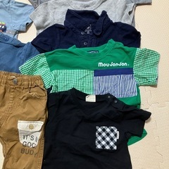 男の子　夏服セット　80.90の画像