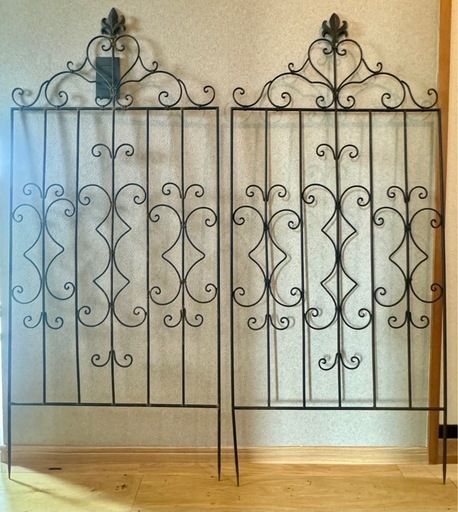 お取引中】ガーデンフェンスアイアンフェンスシャビー風アンティーク風