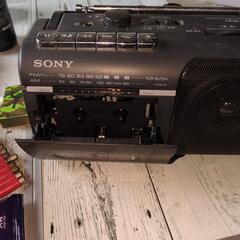 SONYカセットラジカセ中古品の画像