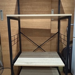 キッチン棚 シェルフ 可動式の画像