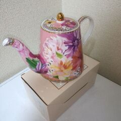 ①未使用 花柄楕円形オーバルUTSUWAKAN②Maxwell　ティーポットの画像