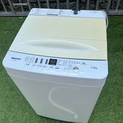 【横浜市内配達！】2020年　5.5kg 簡易乾燥機能　洗濯機 HW-T55Dの画像