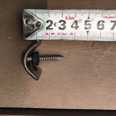 【新品未使用品】ポリカ波板ビス ブロンズ [ 木下地用 ] (ポリカ座金) 5 x 35   100本の画像