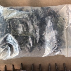 【新品未使用品】ポリカ波板ビス ブロンズ [ 木下地用 ] (ポリカ座金) 5 x 35   100本の画像
