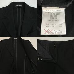 フランス製★ソニア リキエル/SONIA RYKIEL【上38-M/下36-S/黒/レディース】の画像