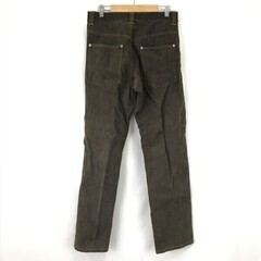希少★クイックシルバー/QUIKSILVER★粉末牛革/レザーパウダー/デニムパンツ【W30/股下82cm/茶系/brown/ストレート】の画像