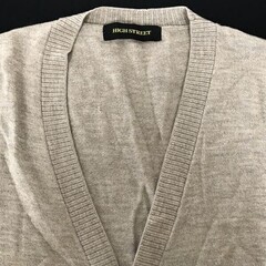 ハイストリート/HIGH STREET★カーディガン【メンズFREE(L程度/茶/ベージュ/light brown/Vネック】トルネードマート/Tops/Sweater◆cBH654の画像