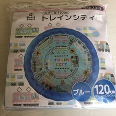 《定価の3分の1以下‼️新品未使用✨》ビニールプール(電車柄🚃)の画像