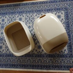 猫トイレ　システムトイレ2個の画像