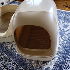 猫トイレ　システムトイレ2個の画像