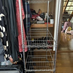 最終お値下けスチールラック大の画像