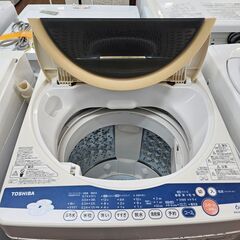 リサイクルショップどりーむ天保山店　No3384　洗濯機　東芝　2012年製　容量6.0㎏　※ボディにキズ等のダメージ、洗剤投入口パーツ破損あり(´;ω;｀)の画像