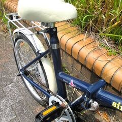中古自転車 simple style ミニベロ ミニサイクル 自転車 20インチ 取付式LEDライト 通勤 通学 近所のお出掛けなどにの画像