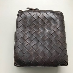 ボッテガヴェネタ  レザー 折り財布 ダークブラウン の画像