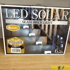 未使用品！/【LED ソーラー グラスブリックライト】★  【管理番号10807】桒の画像