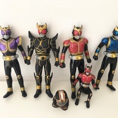 M【中古品】仮面ライダー クウガ ソフビ フィギュア まとめ売り 6体セット ホビー おもちゃの画像