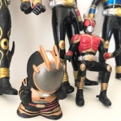 M【中古品】仮面ライダー クウガ ソフビ フィギュア まとめ売り 6体セット ホビー おもちゃの画像