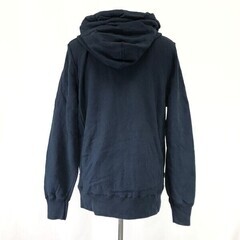 イタリア製★フランクリンマーシャル/FRANKLIN&MARSHALL★裏起毛/秋冬ダブルジップアップパーカー【メンズS/紺/navy】の画像