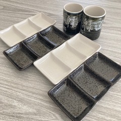 夫婦湯呑み　食器4点　セット