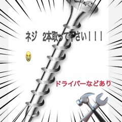 ネジ　２つ、取れる方いませんか？
